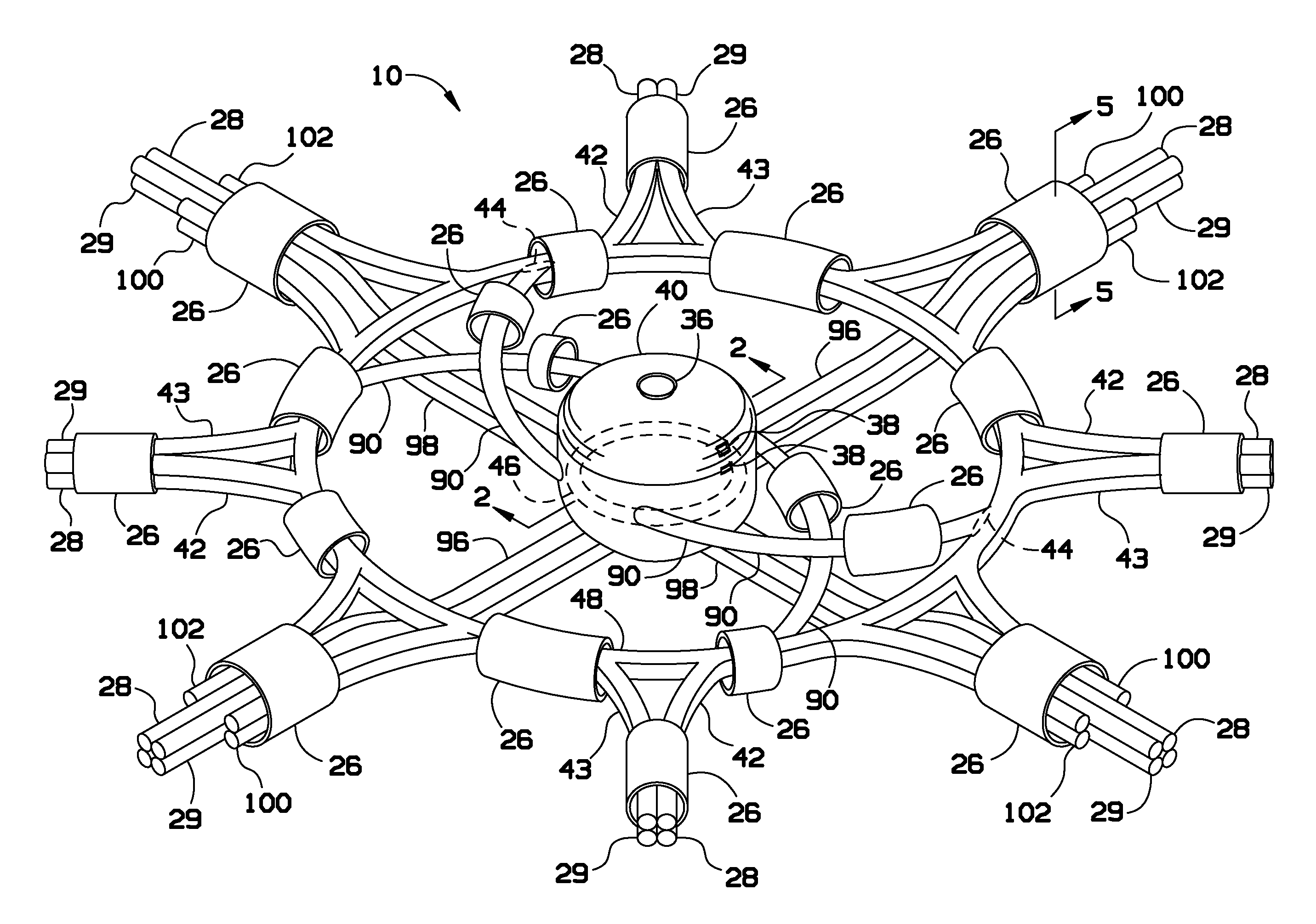 Aquatic and terrestrial trans-web infrastructure network system (t.w.i.n.s.)