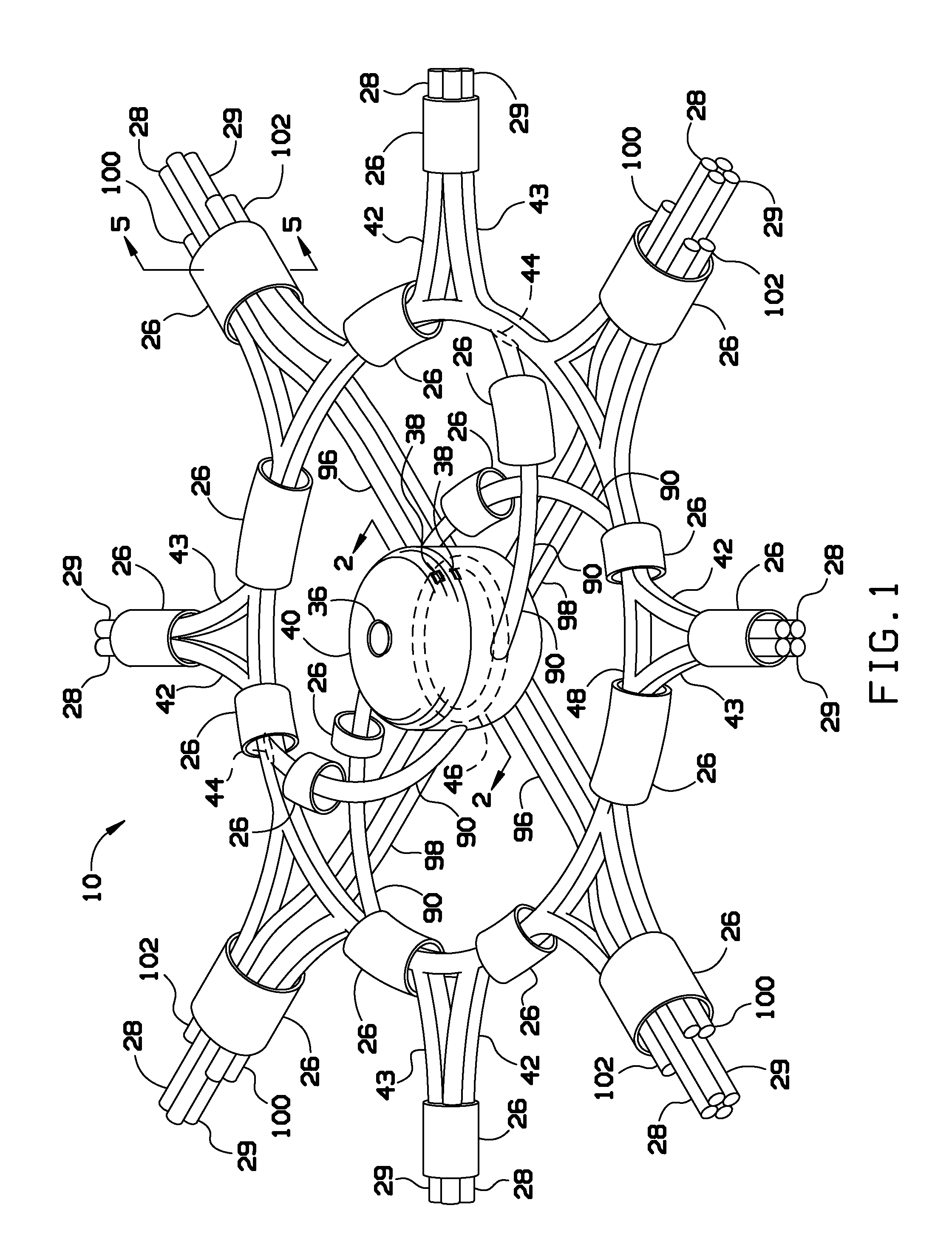 Aquatic and terrestrial trans-web infrastructure network system (t.w.i.n.s.)