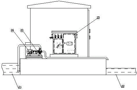 Automatic intelligent paddy field irrigation system and method for irrigating fields by aid of same