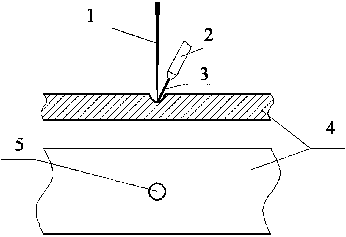 Method for repairing flaws of titanium-aluminum intermetallic compound castings