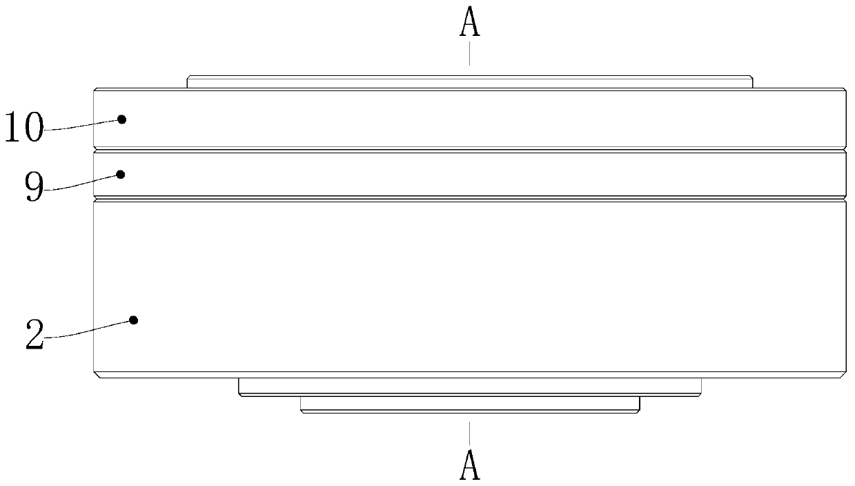 High-durability single-wave-line speed reduction bearing