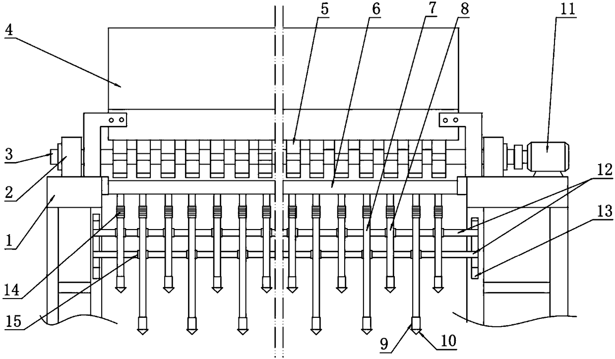 Method and ball distributing device for improving air permeability of sintering material layer