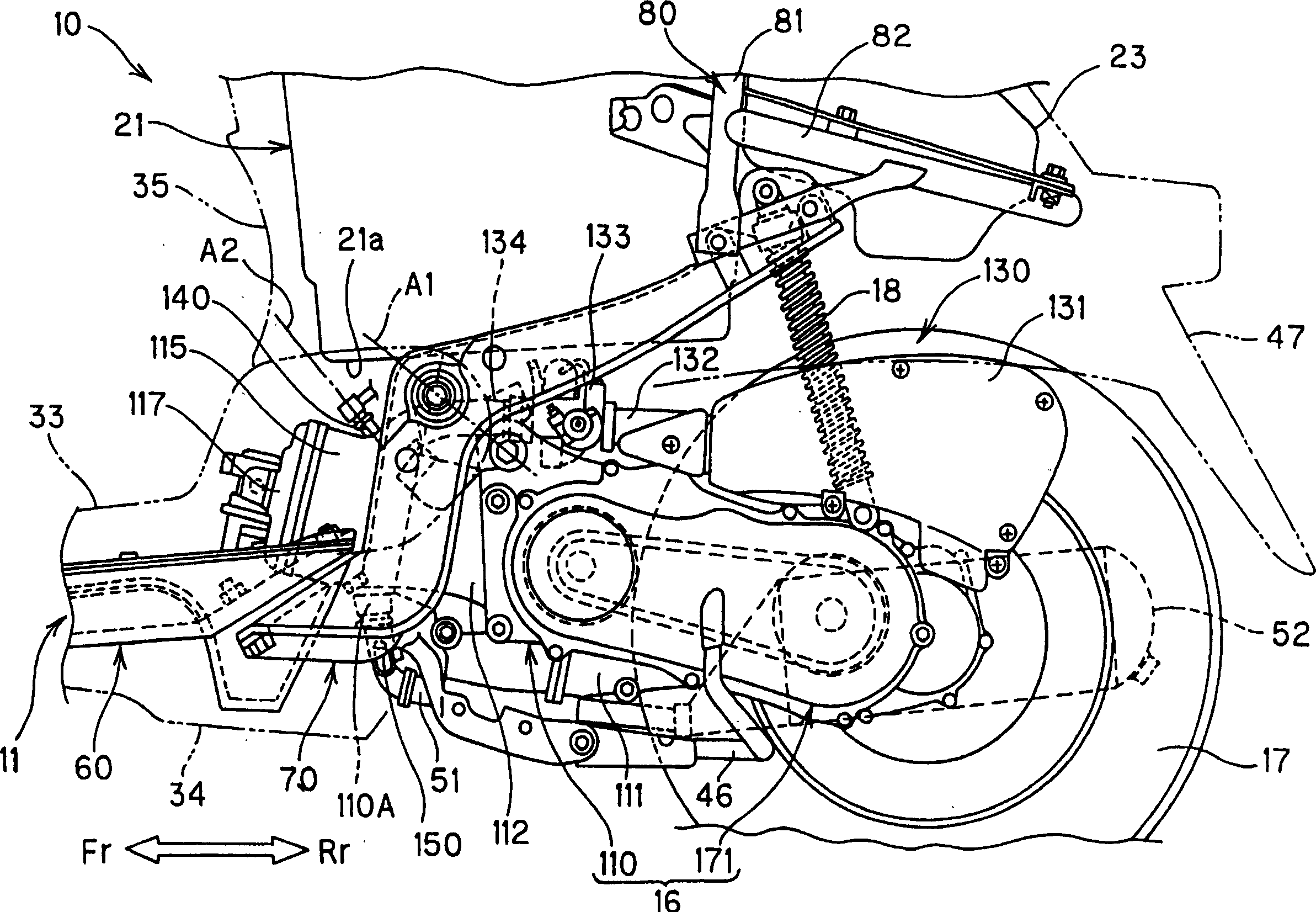 Mounting structure of oxygen concentration sensor