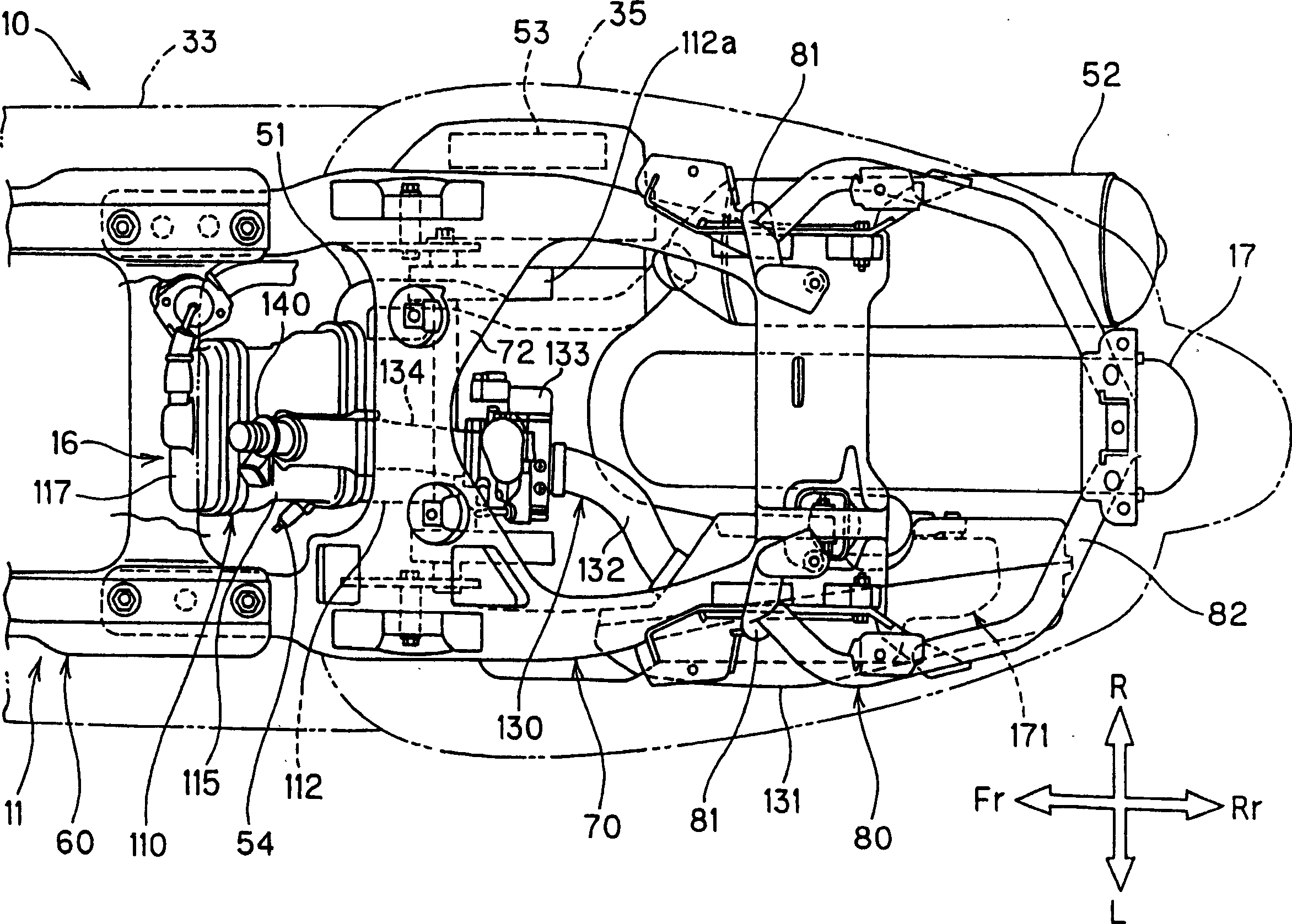 Mounting structure of oxygen concentration sensor