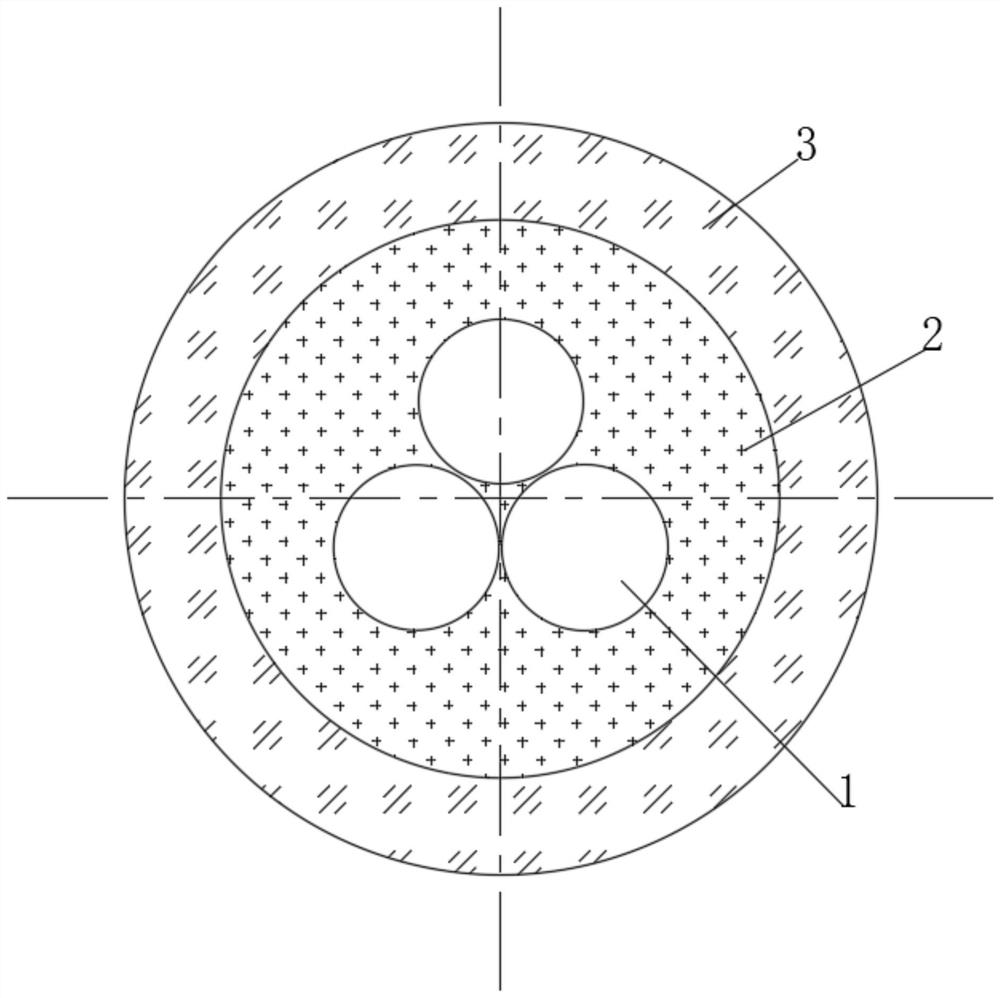 Fixed-point reinforced cable capable of automatically inhibiting bending angle