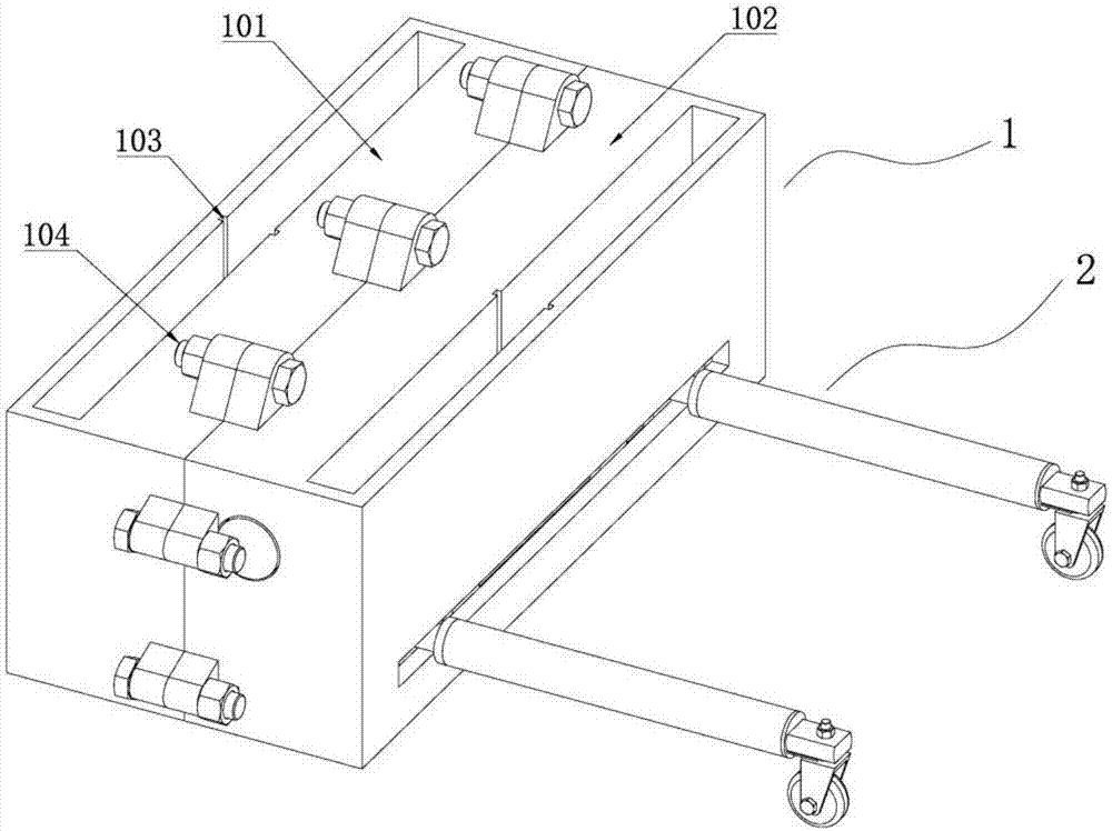 Household car moving device