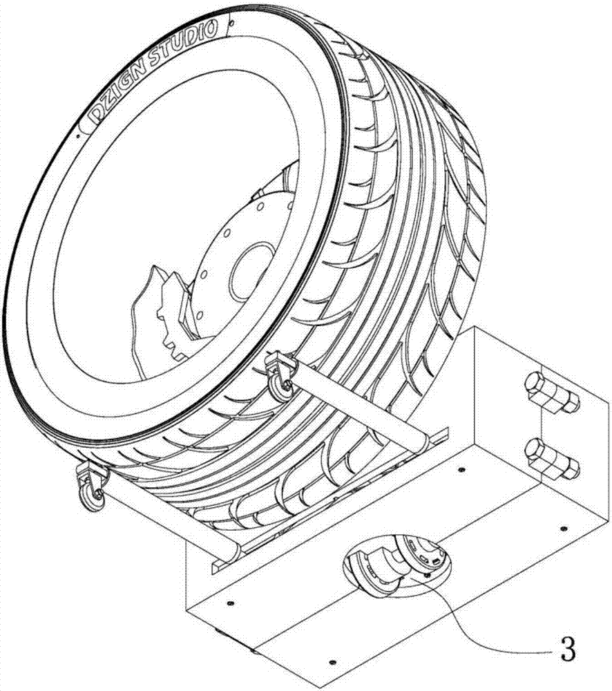 Household car moving device