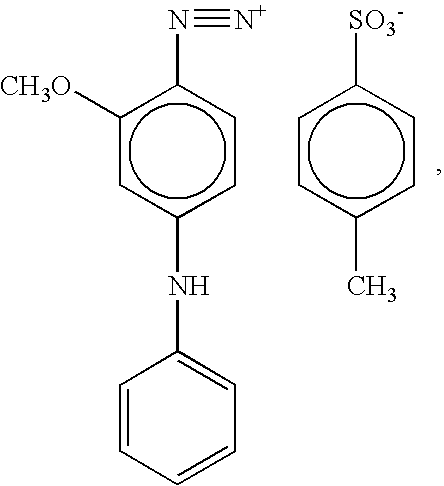 Imageable composition containing an infrared absorber with counter anion derived from a non-volatile acid