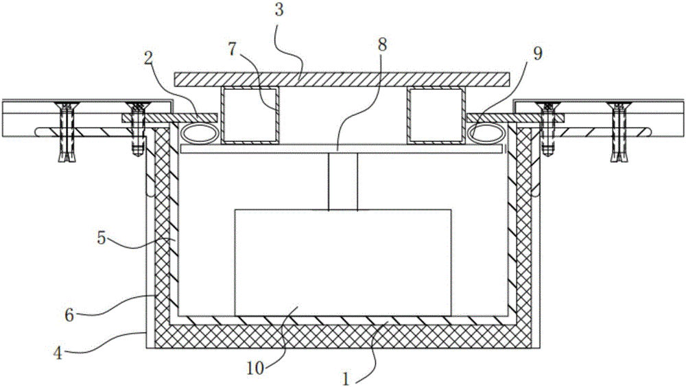 Lifting doorsill device for soundproof door