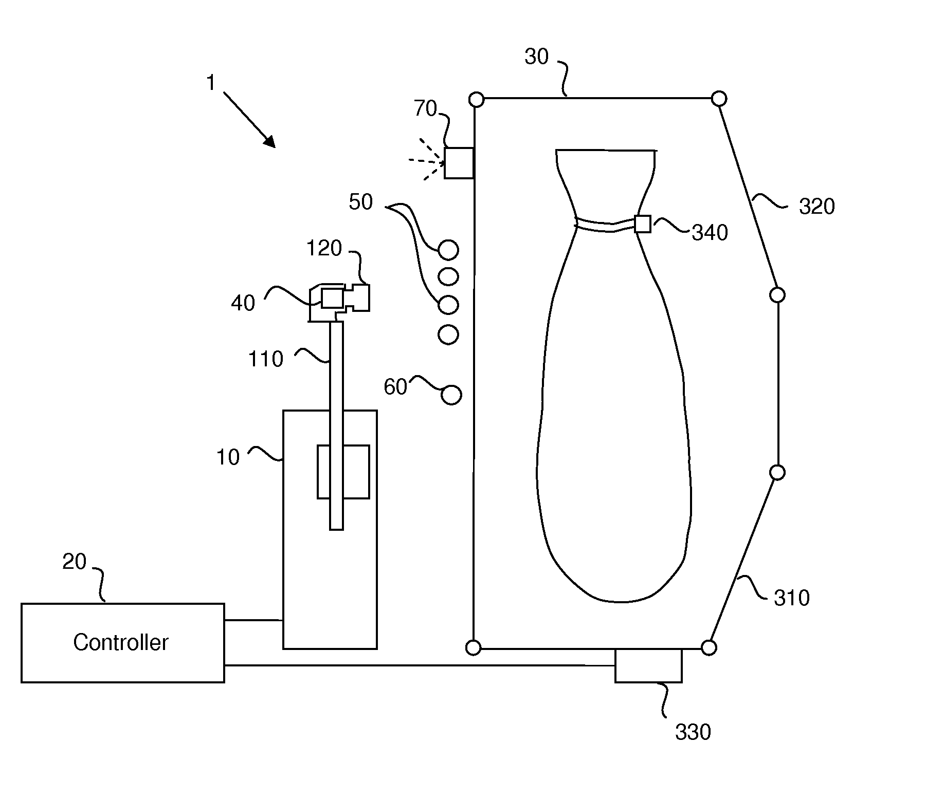 Method and apparatus for protecting an optical detection device from contamination