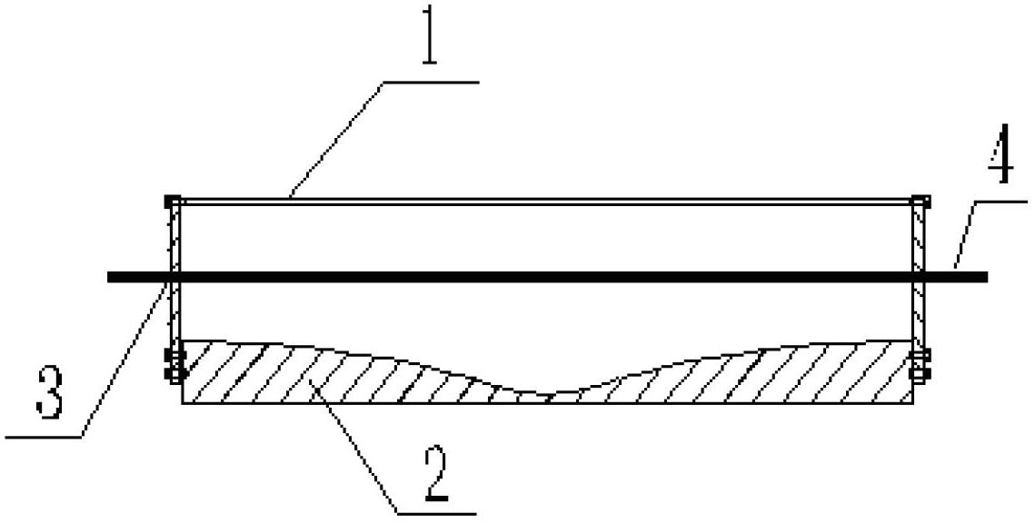 Construction method for high-precision wavy pavement for automobile test