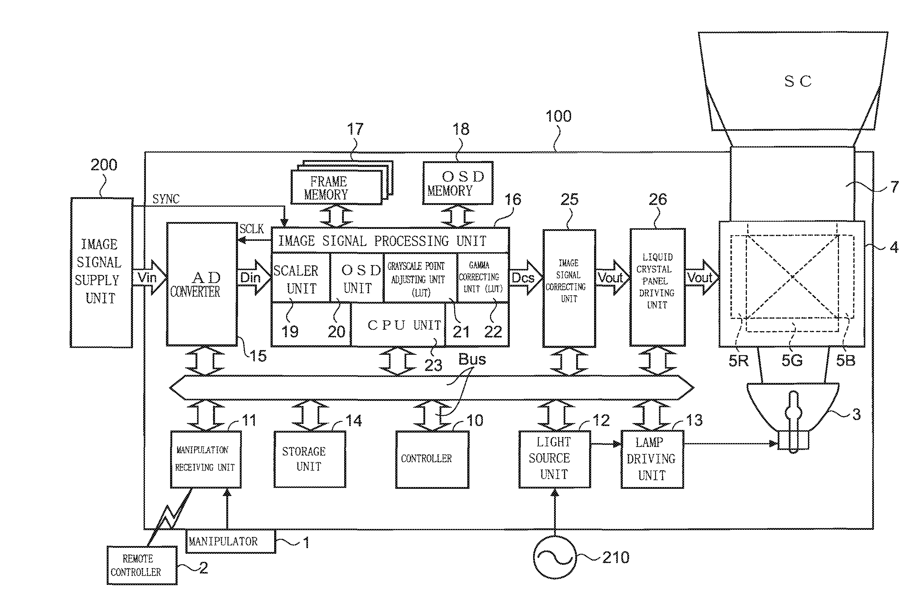 Image display apparatus and image adjusting method