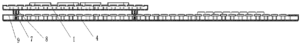 Double-layer sliding rail type game board