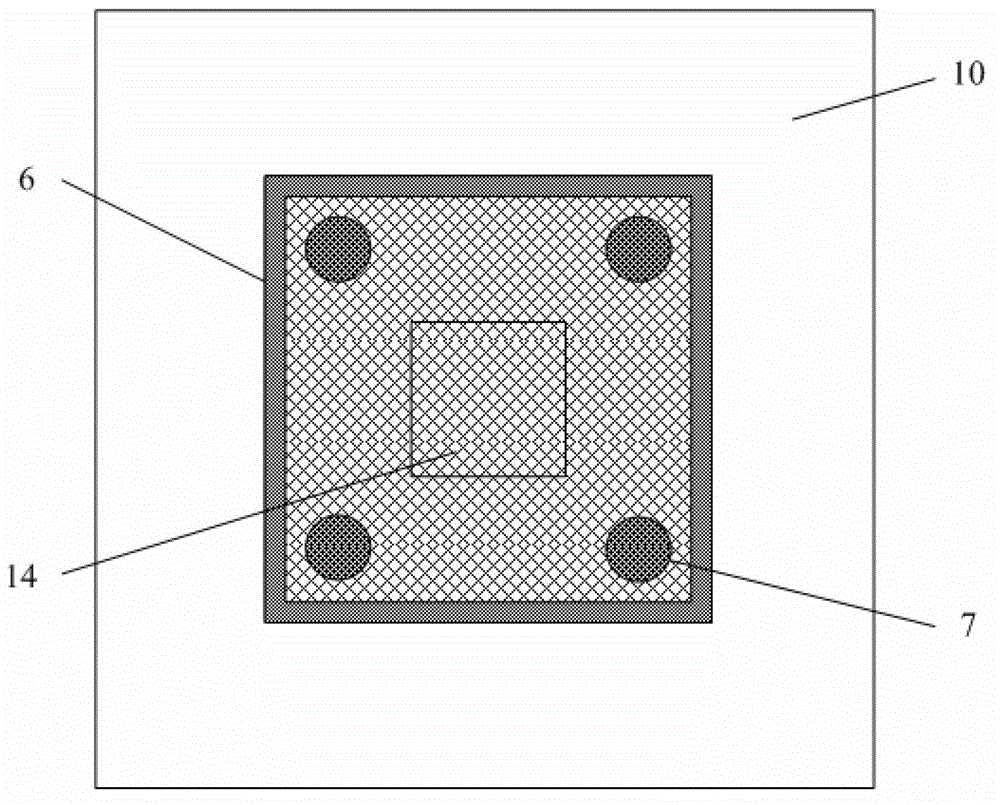 Pressure sensor encapsulation structure containing silicon through holes