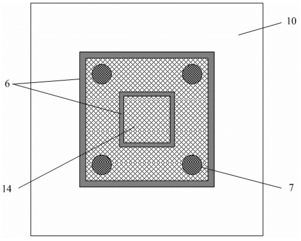 Pressure sensor encapsulation structure containing silicon through holes