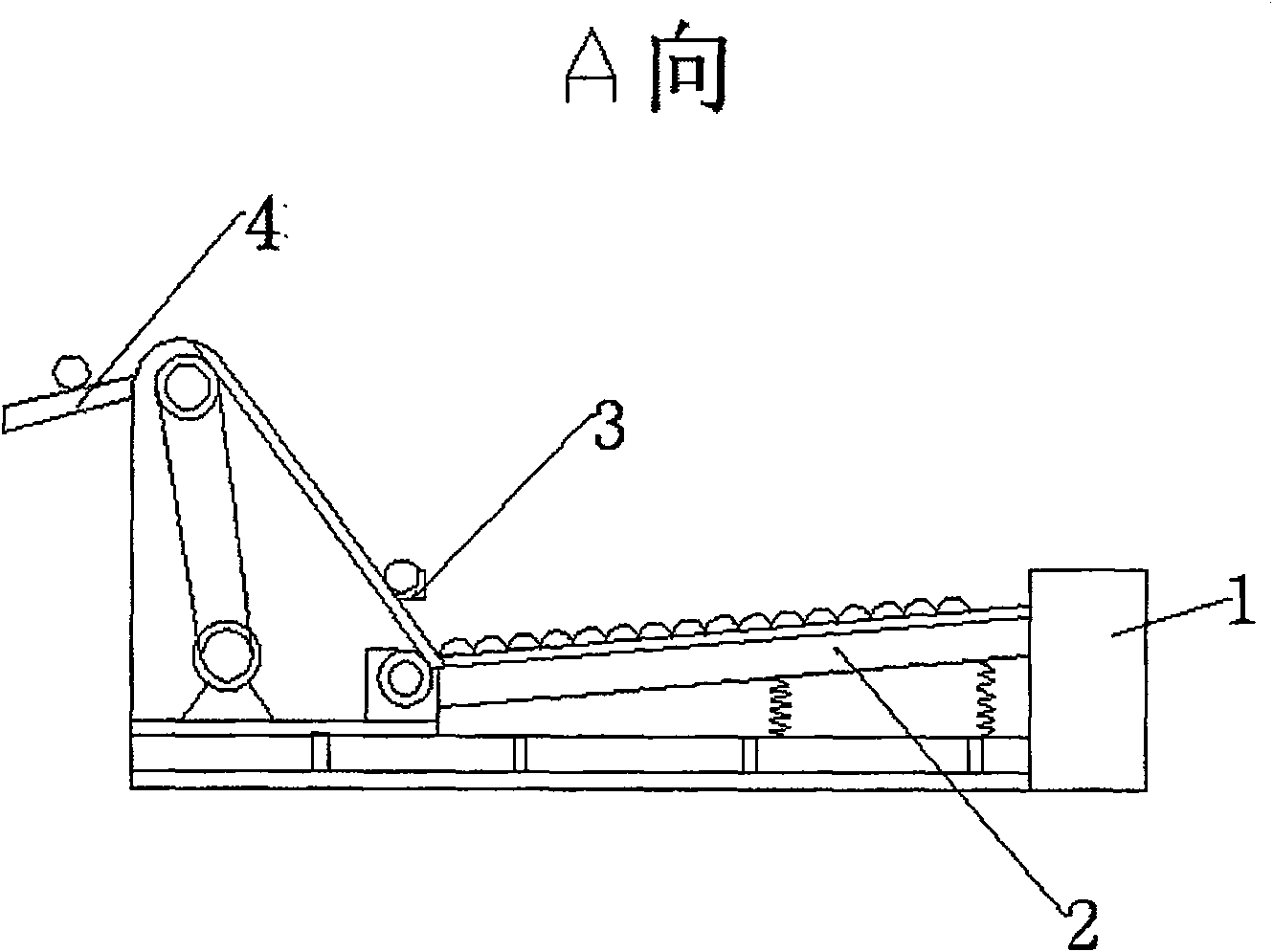 Process for heating titanium oblique perforating rod ingot