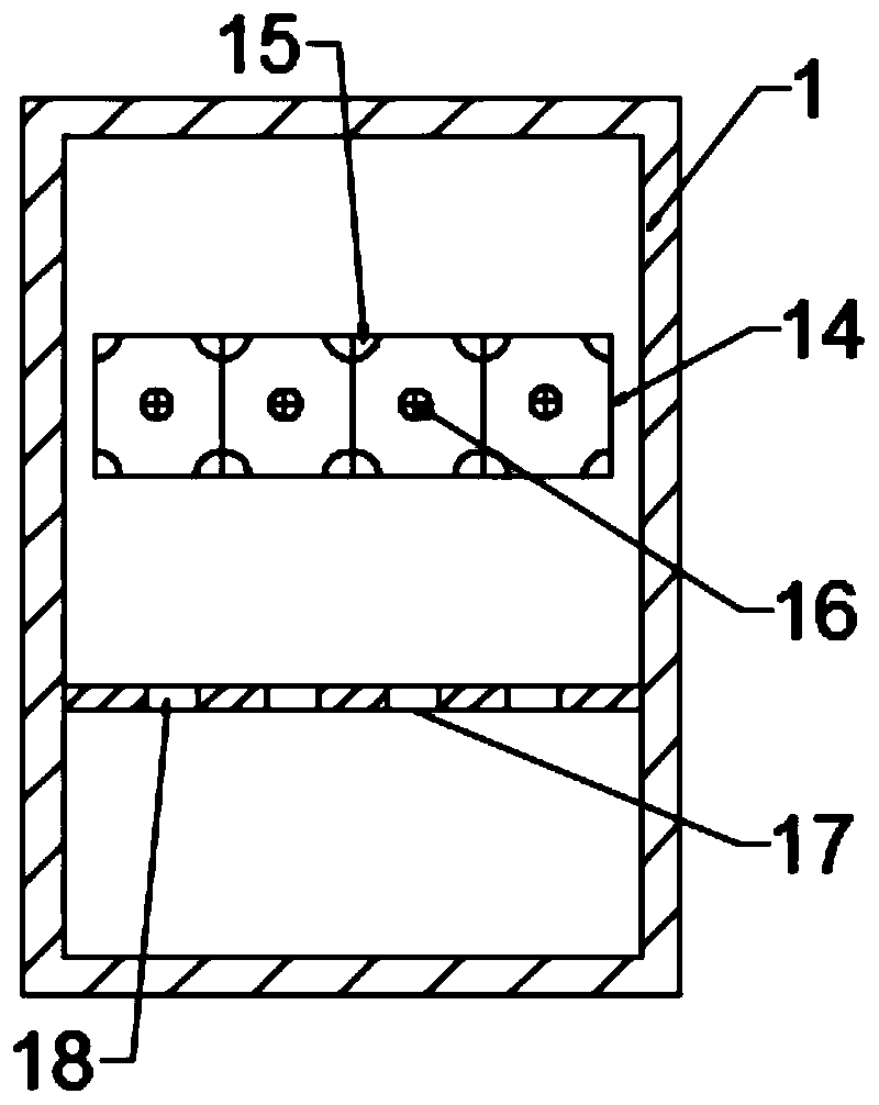 Liftable central-positioned low-voltage switch cabinet