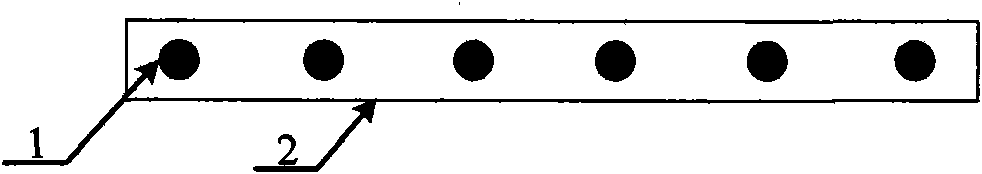 Combined acoustic array for multi-beam synthetic aperture sonar