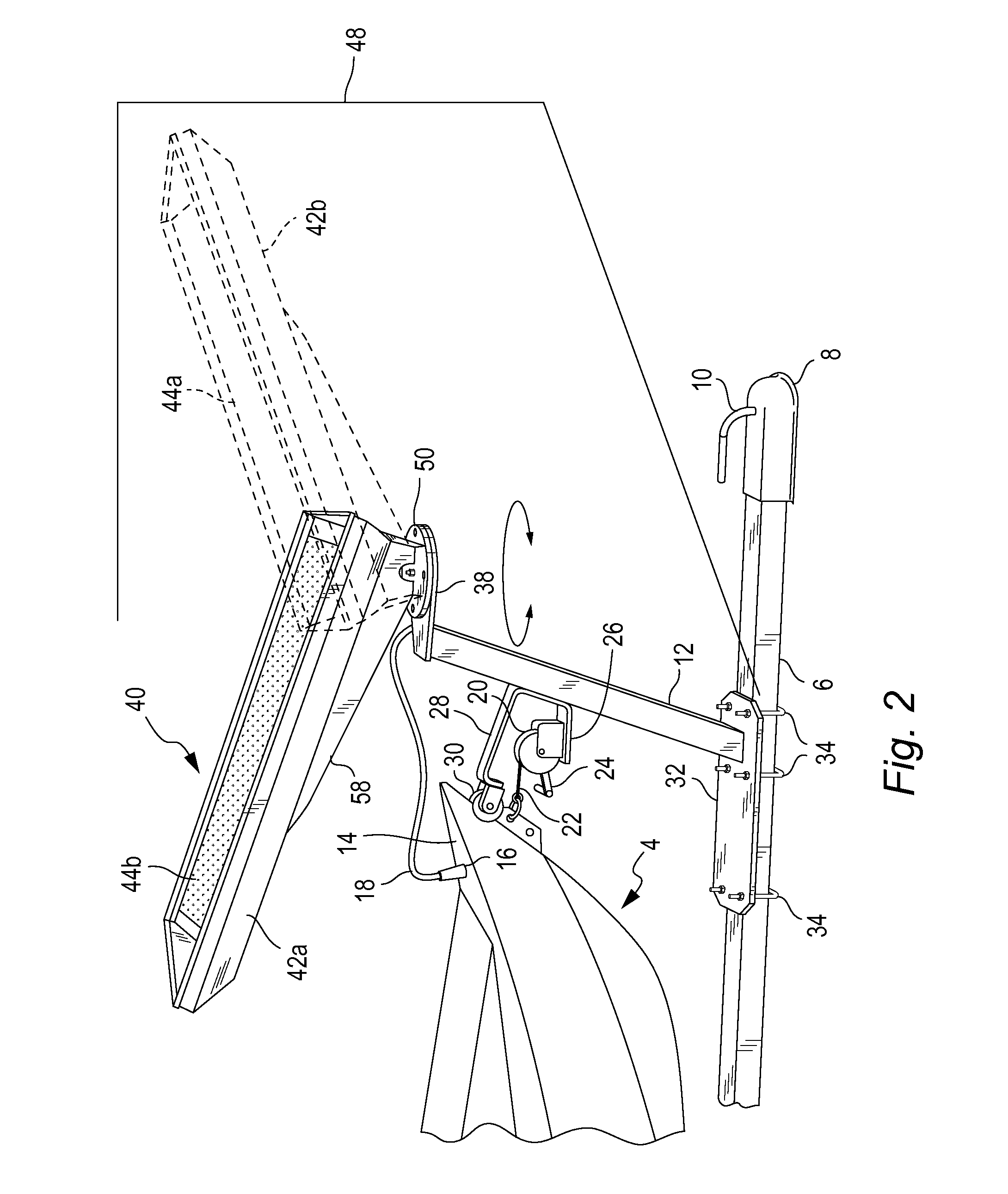 Rotatable solar panel assemblies