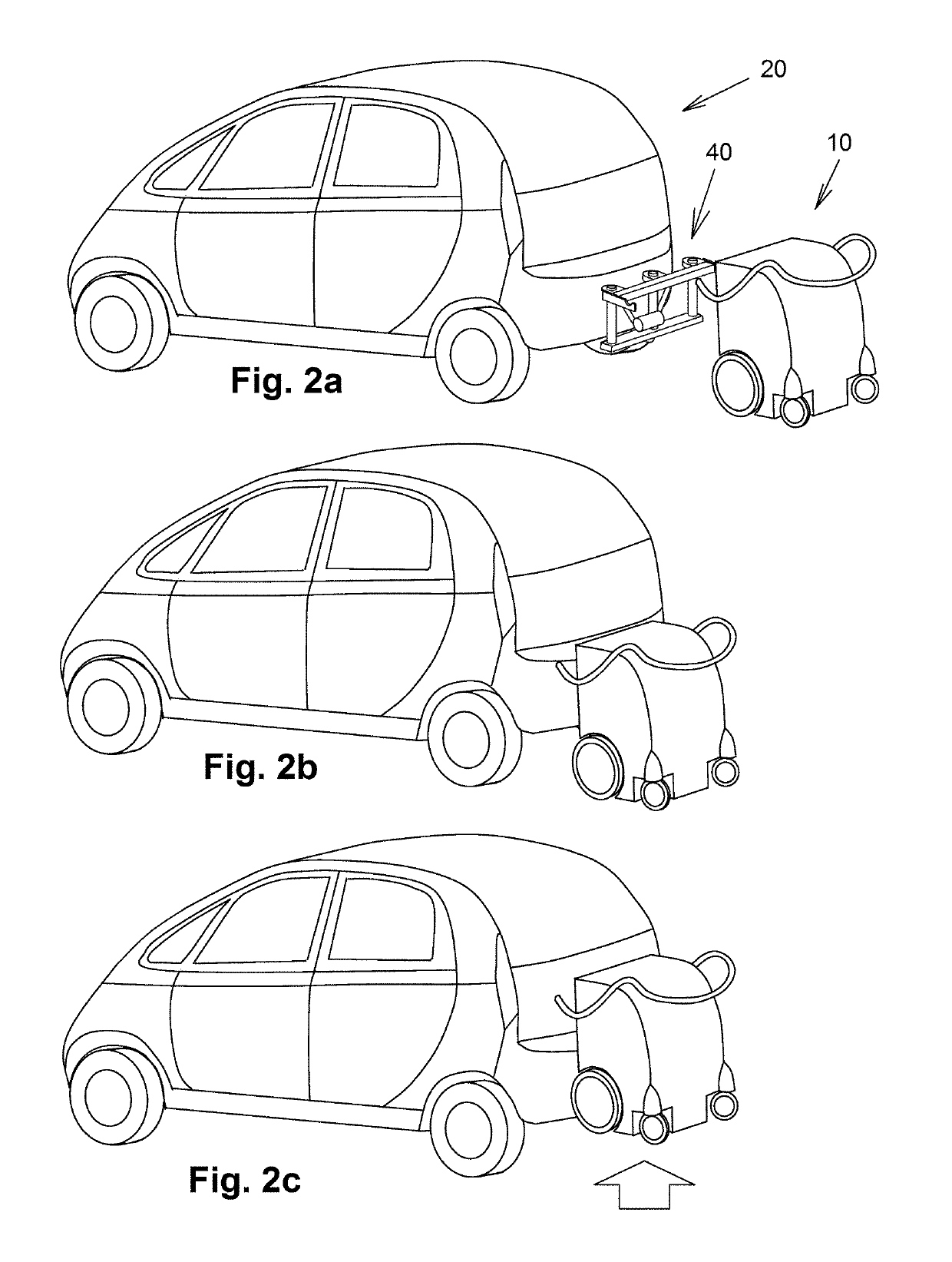 Vehicular mobile storage cart