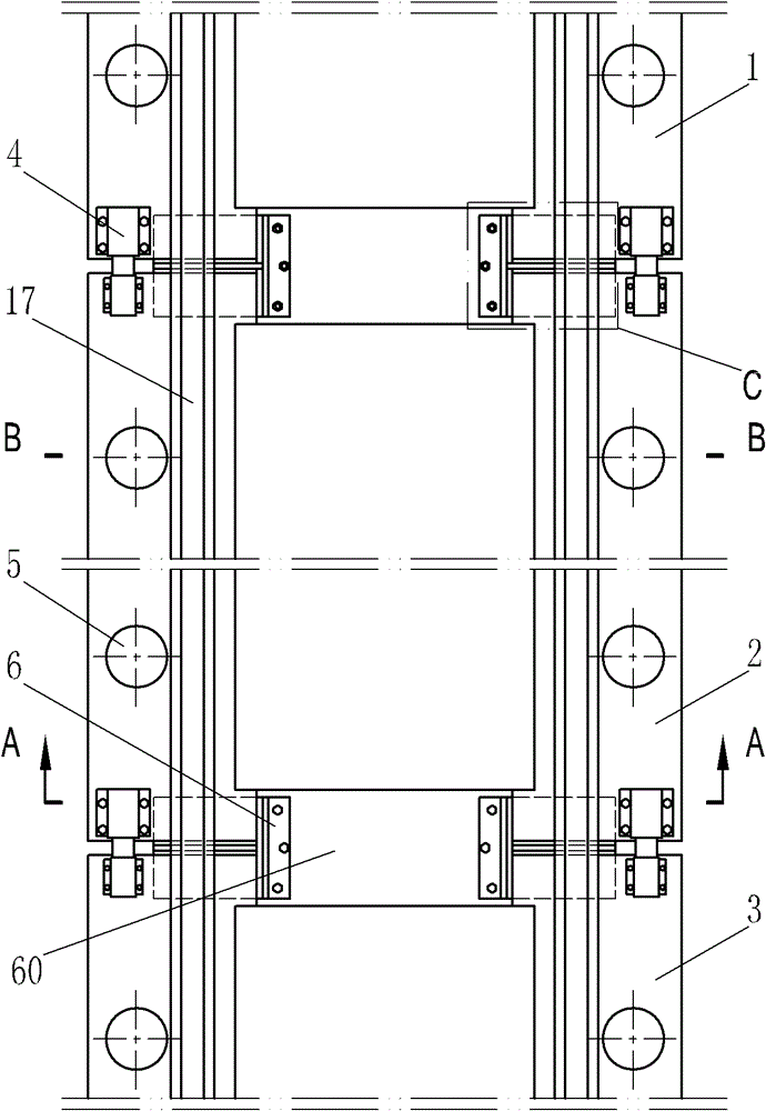 A prefabricated floating slab track bed and its construction method