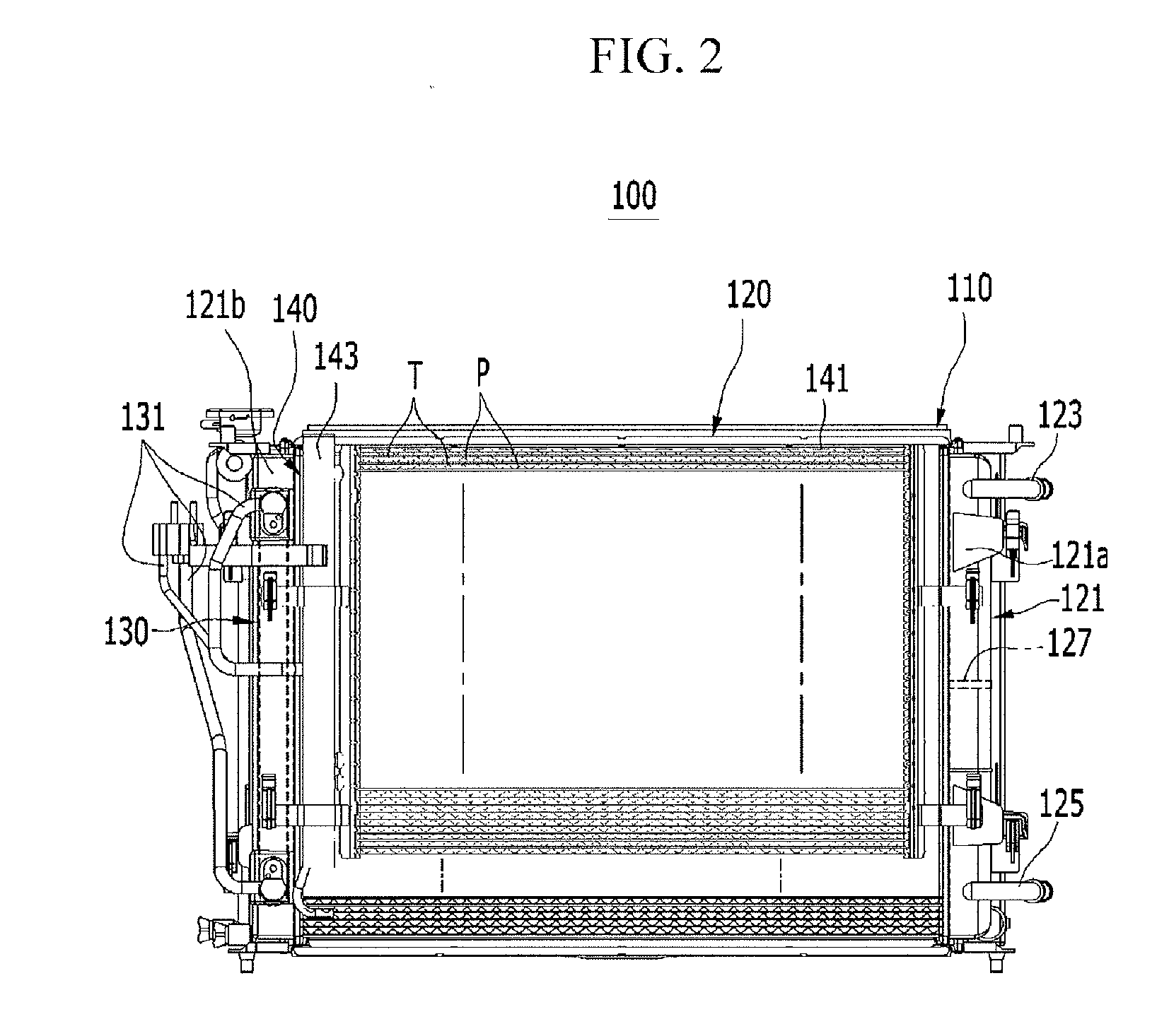 Cooling module for vehicle