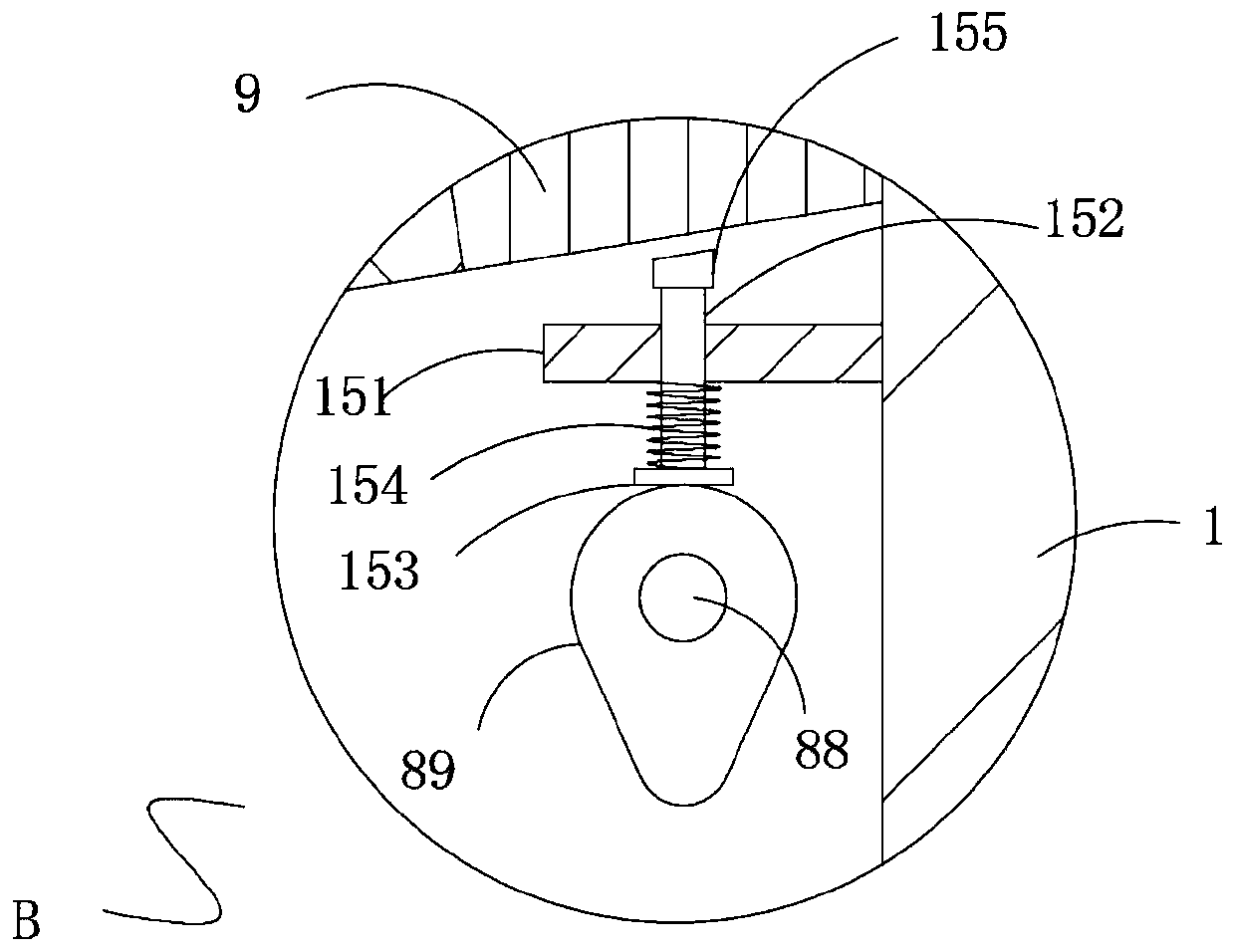 Raw material preparation device for production of refractory material