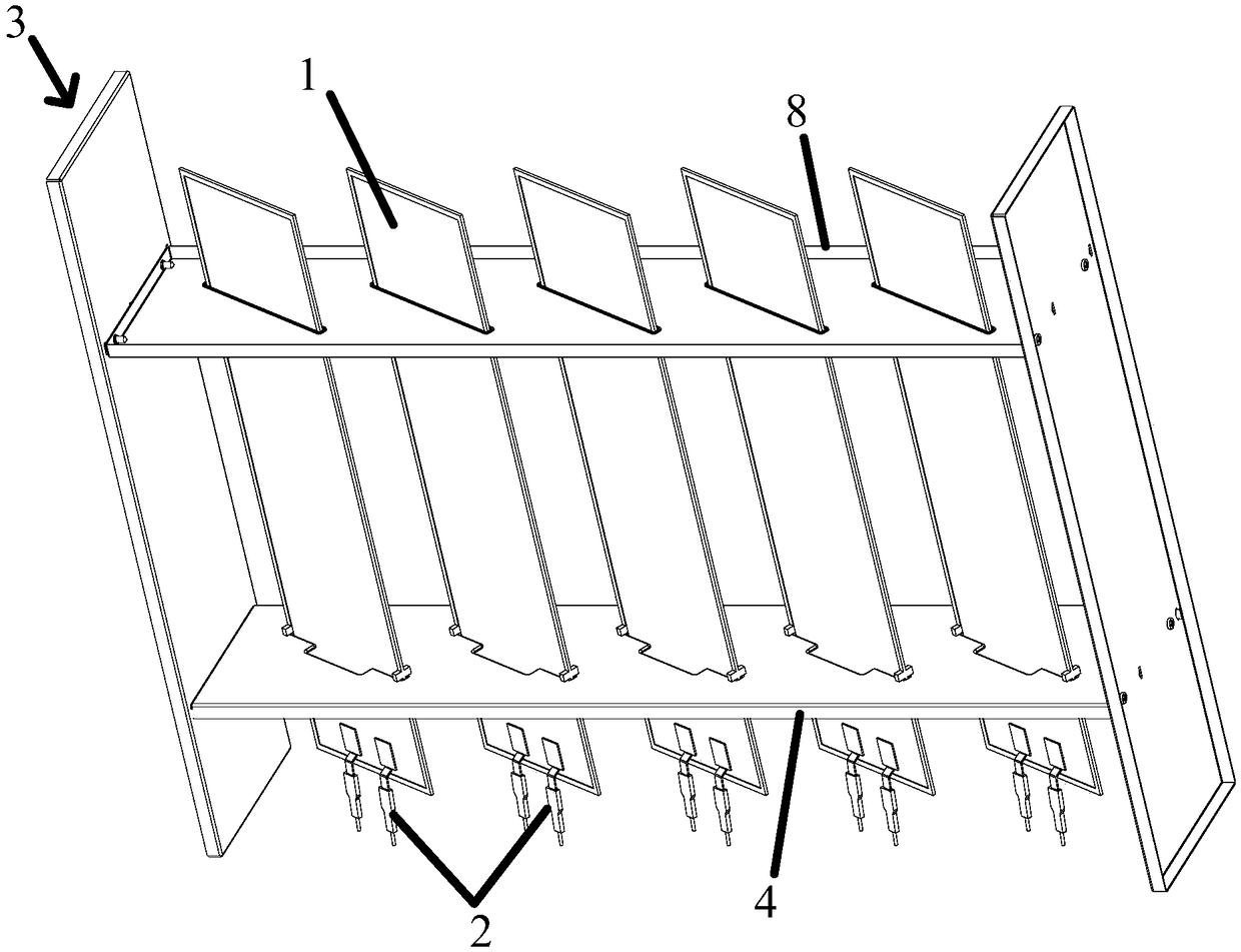 Electric heating film heater and method for assembling the heater