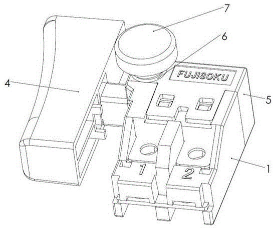 Reverse self-locking mechanism of trigger switch