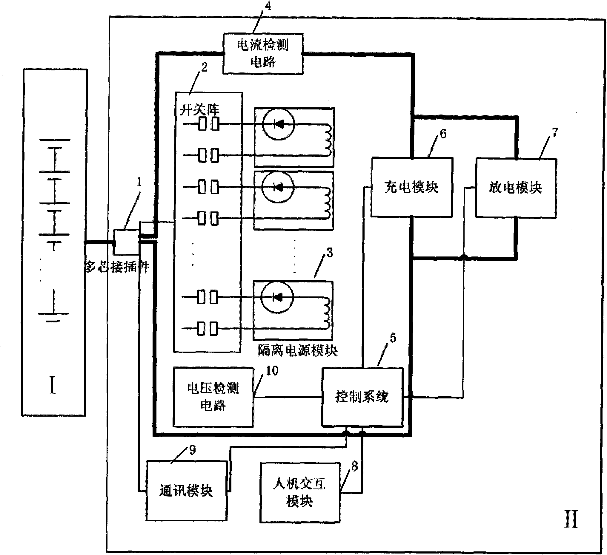 Power battery pack maintenance device and working method thereof