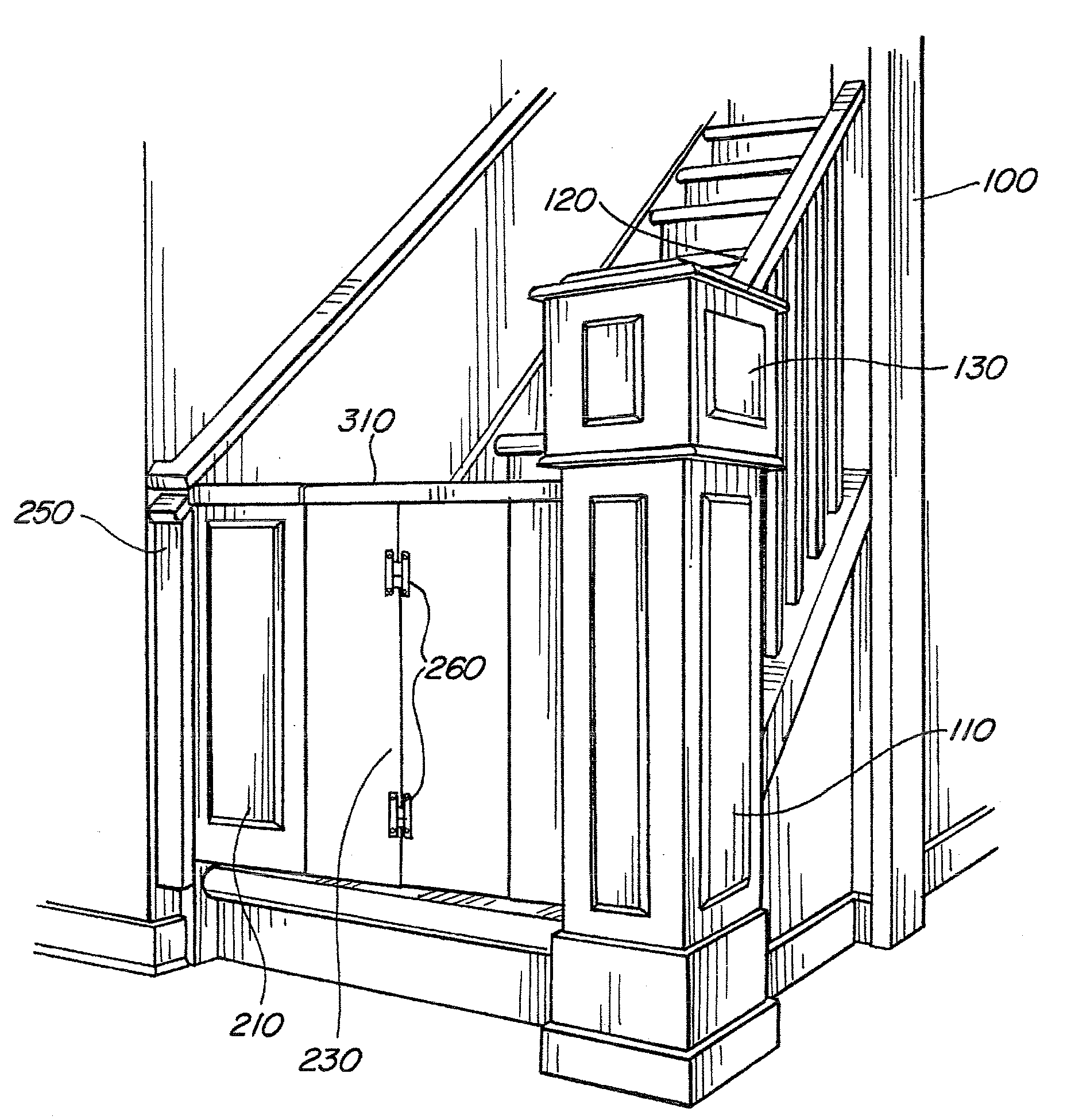 Integrated safety gate