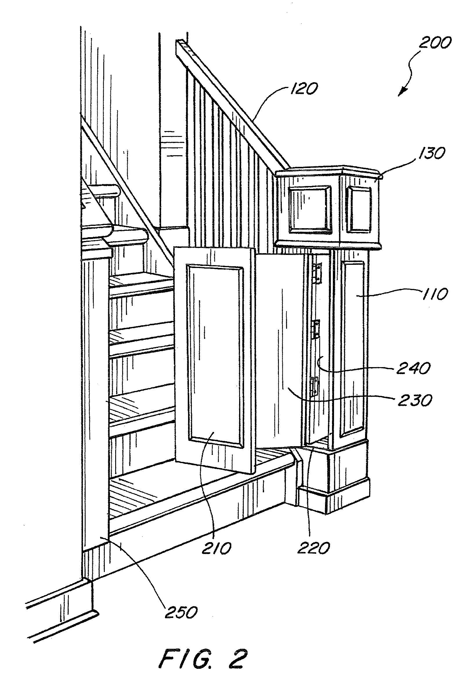 Integrated safety gate