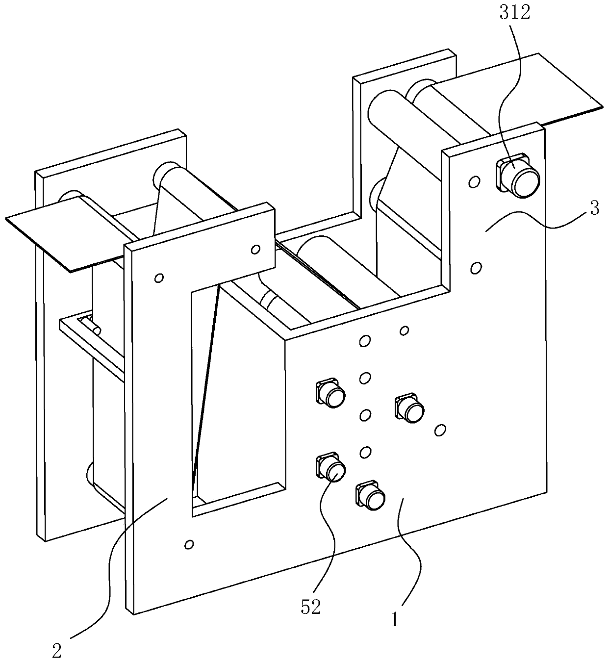 Cold dyeing device and cold dyeing process