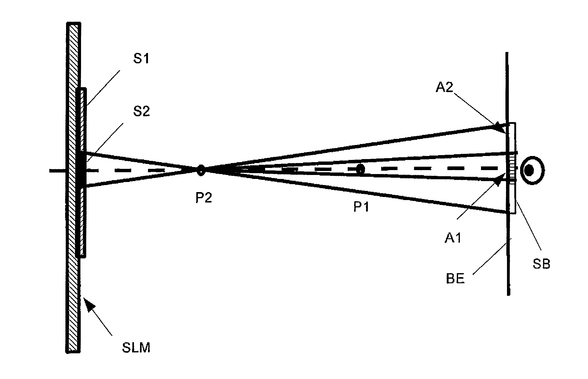 Method and device for reconstructing a three-dimensional scene with corrected visibility