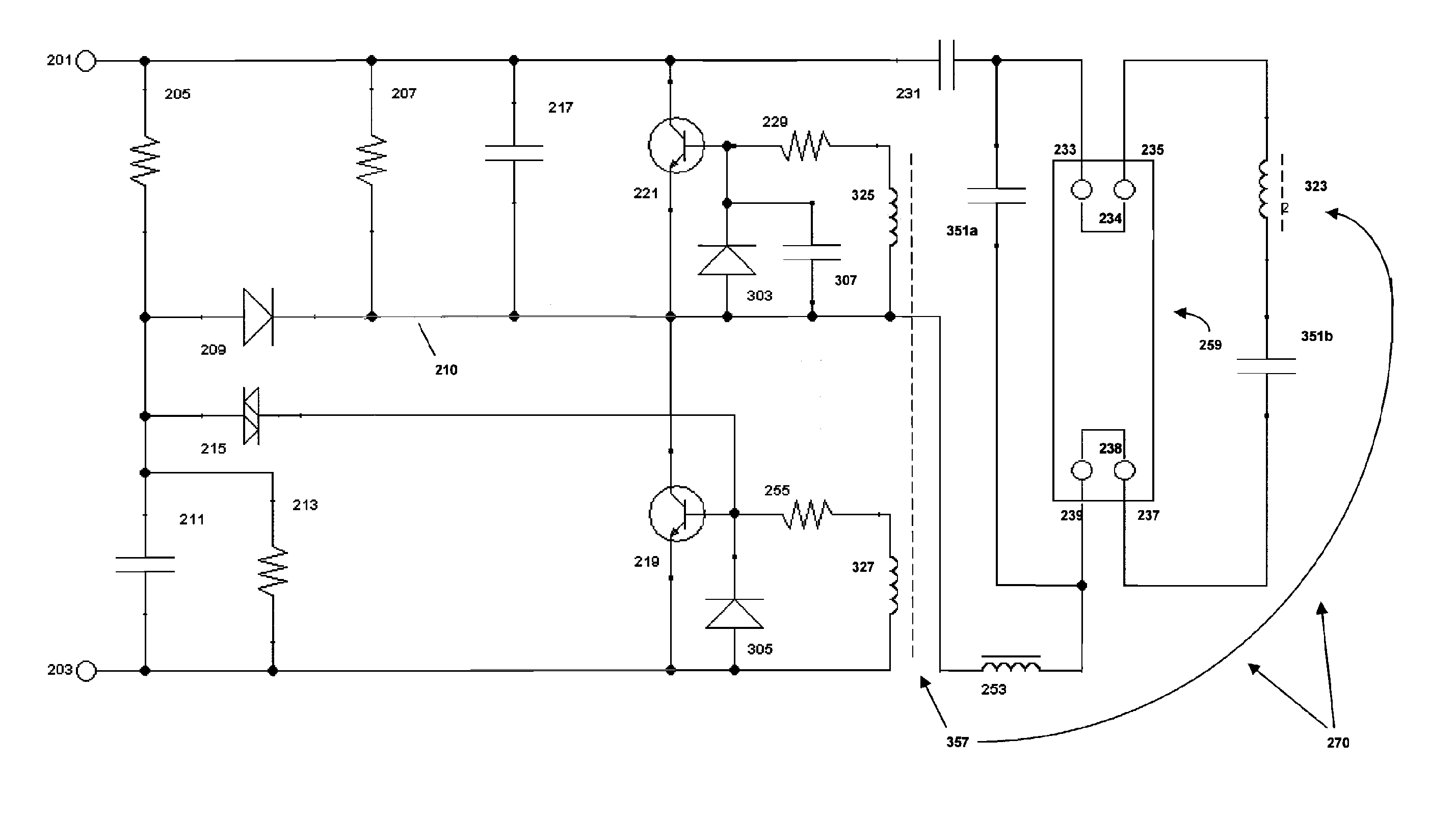 Ultra-high efficiency ballast with end of lamp life protection