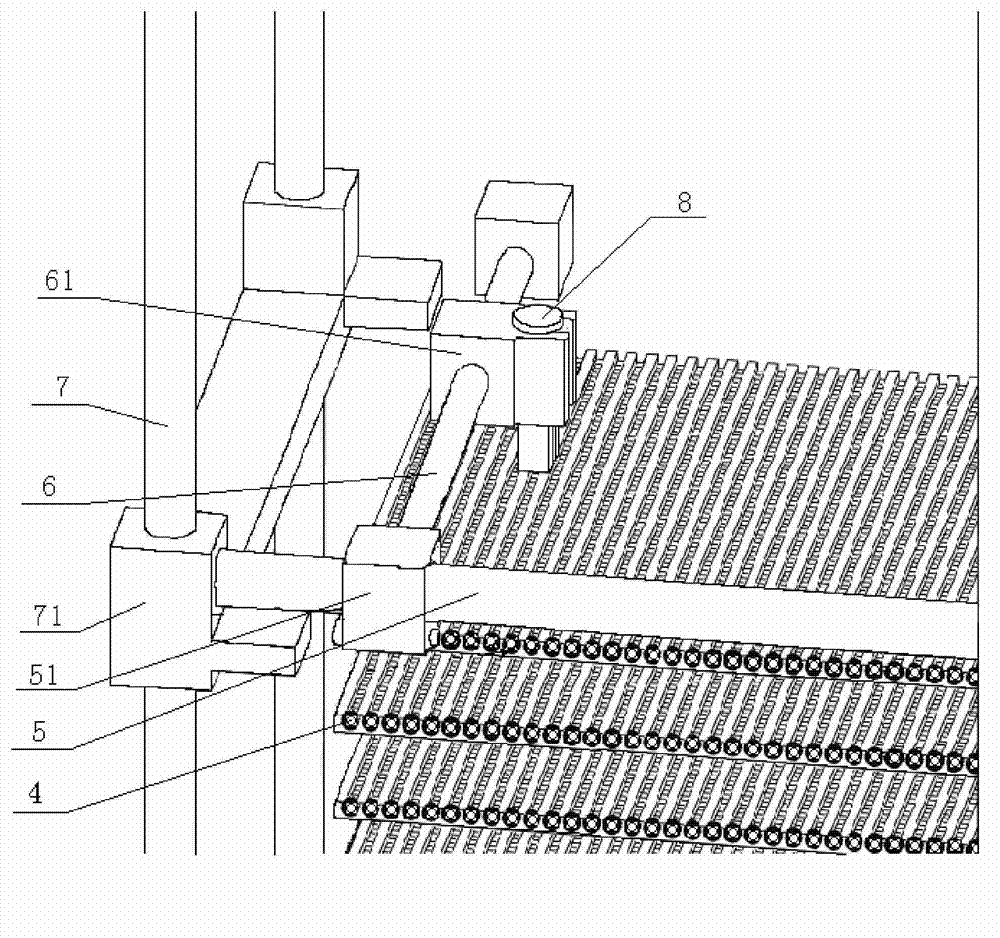 Mechanical fiber distribution system based on Clos crossing matrix algorithm