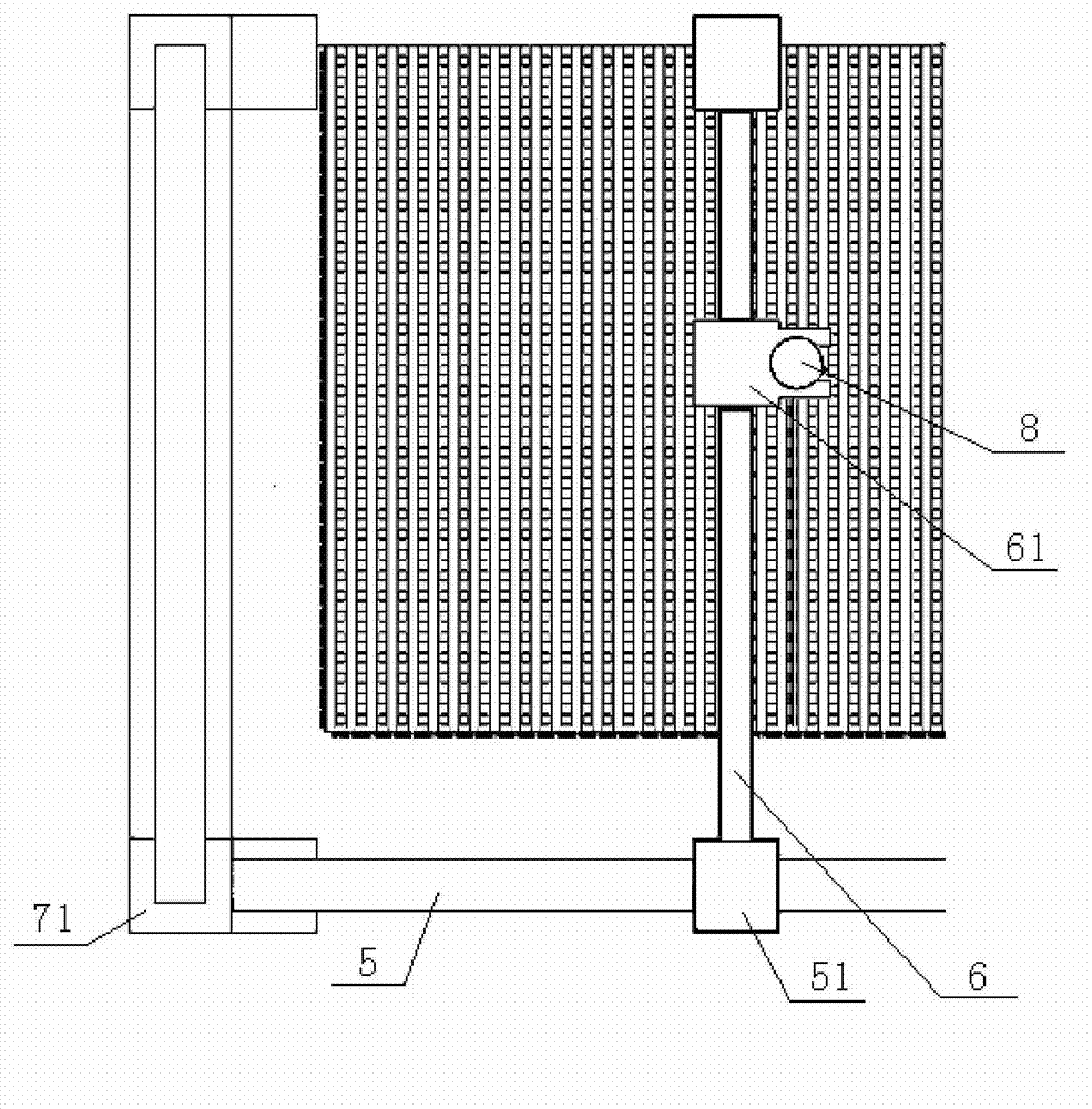 Mechanical fiber distribution system based on Clos crossing matrix algorithm