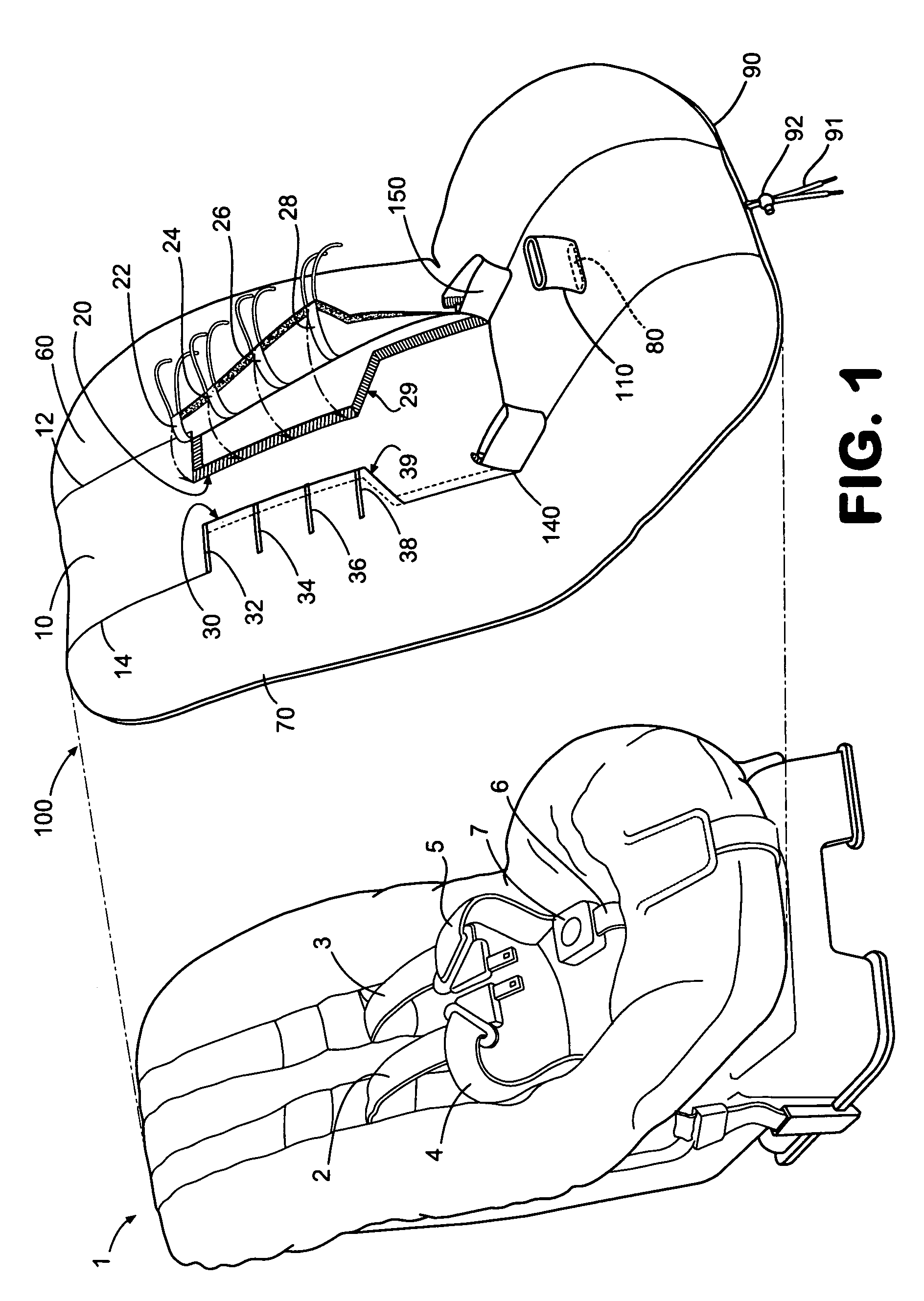 Seat cover for a car safety seat