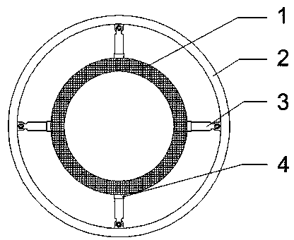 Super-high voltage grading ring and production process thereof