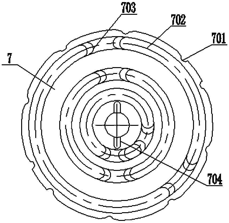 Integrated rotary table type reversing valve