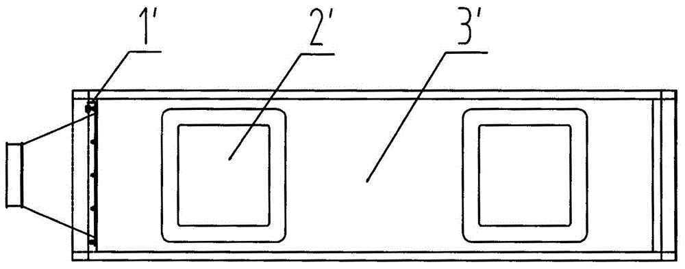 Airflow balance device suitable for blowing-carding cotton road transportation