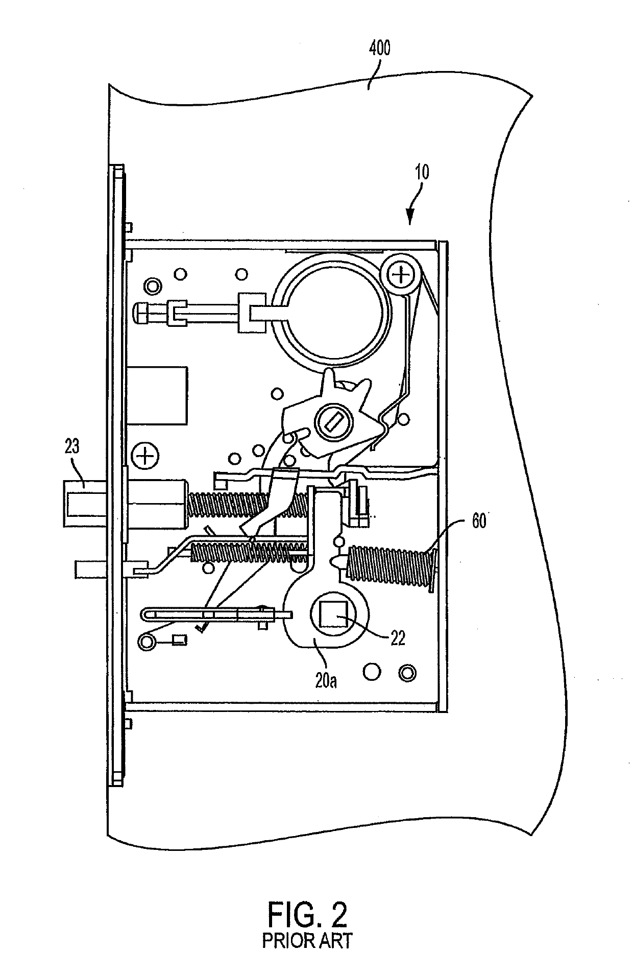 Mortise lock with multi-point latch system