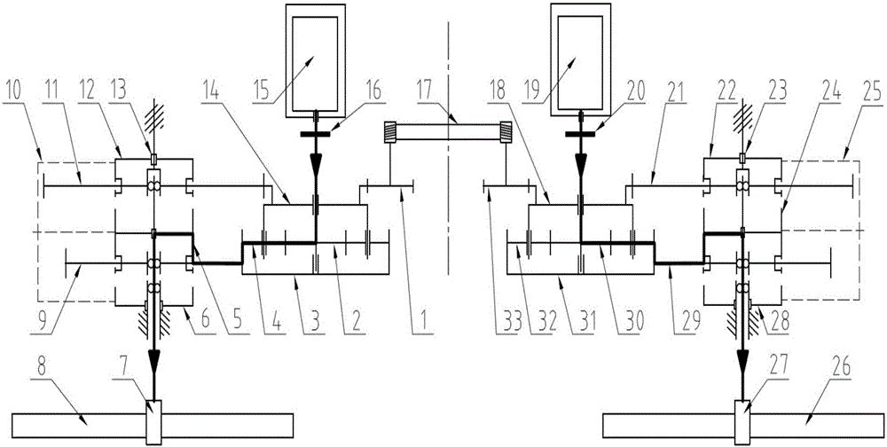 Drive-by-wire independent steering operation device aiming at unilateral motor fault, and operation method of drive-by-wire independent steering operation device