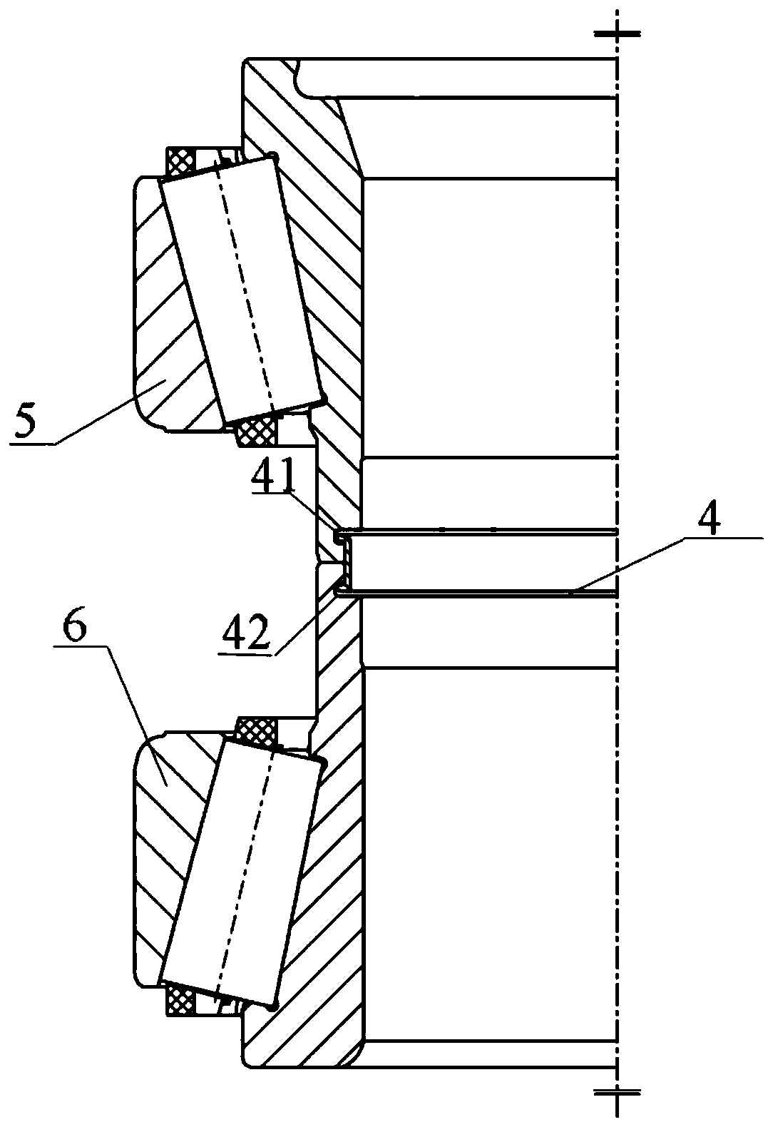 Hub bearing unit and stop ring