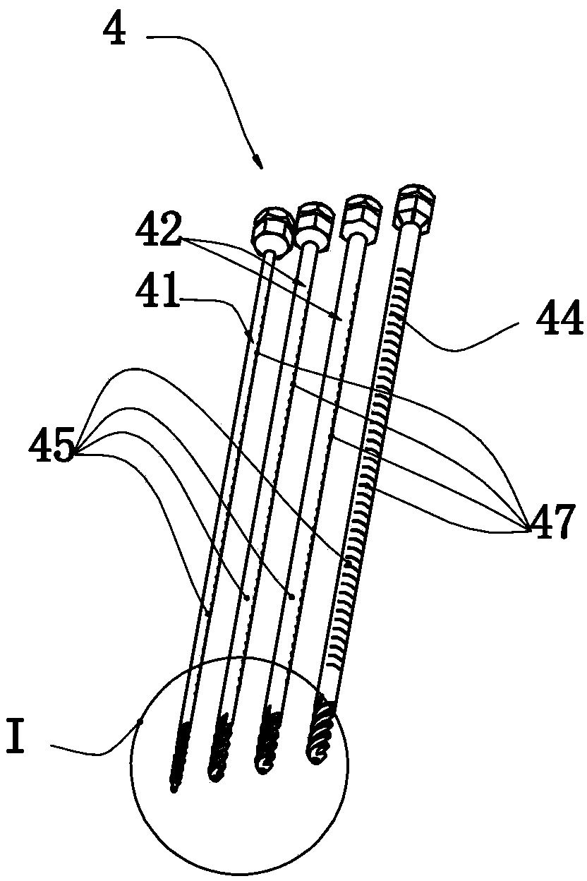 Foramen reaming tool used during transforaminal approach surgery under spinal endoscope