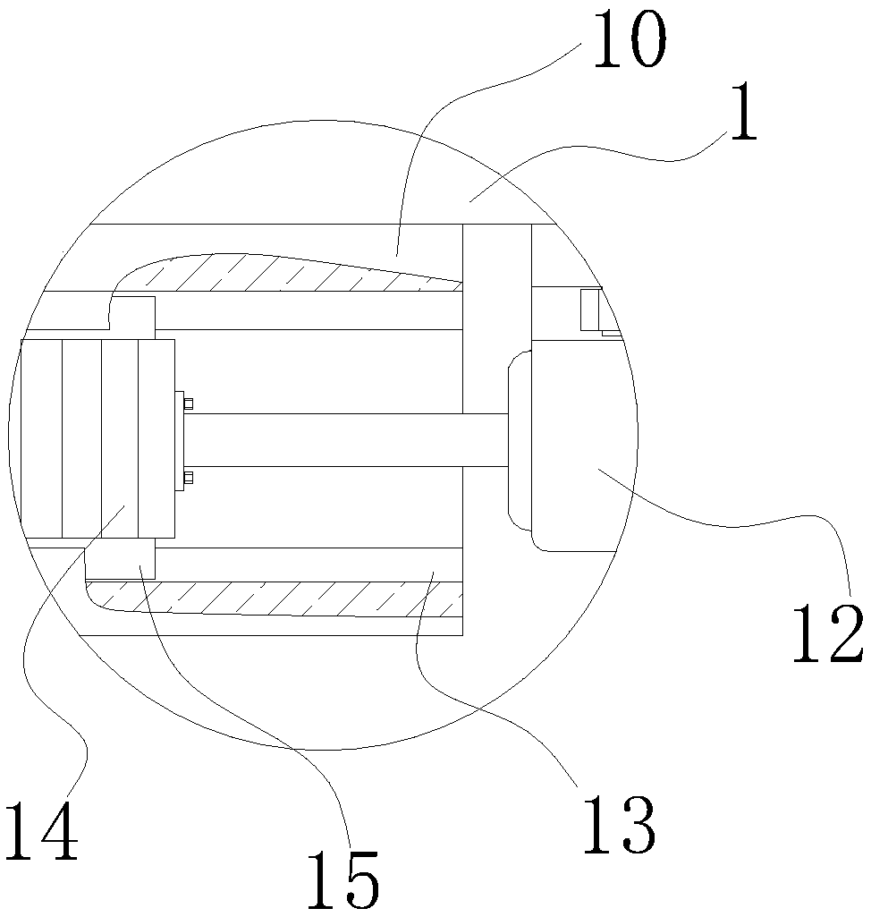 Rotating locating mechanism for spray coating of glass bottle outer wall
