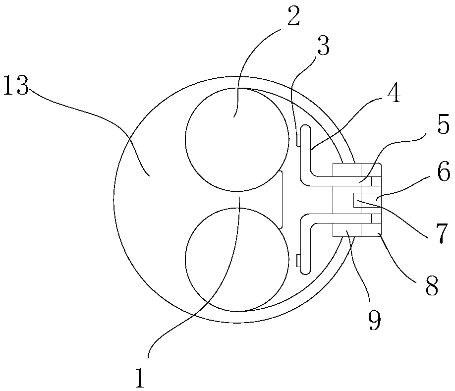 Power supply conductive wire