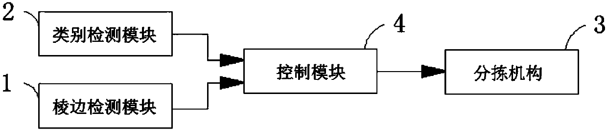 A system and method for automatic detection and sorting of bamboo strips