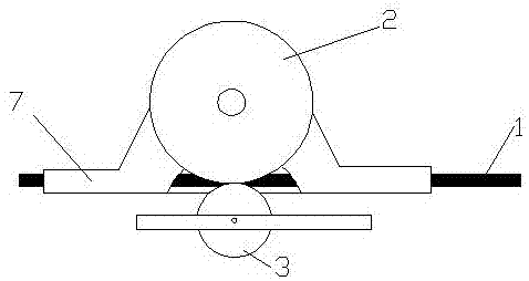 Length counter for low-voltage lead-taking apparatus