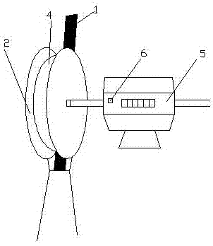 Length counter for low-voltage lead-taking apparatus